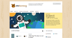 Desktop Screenshot of infocarnivore.com